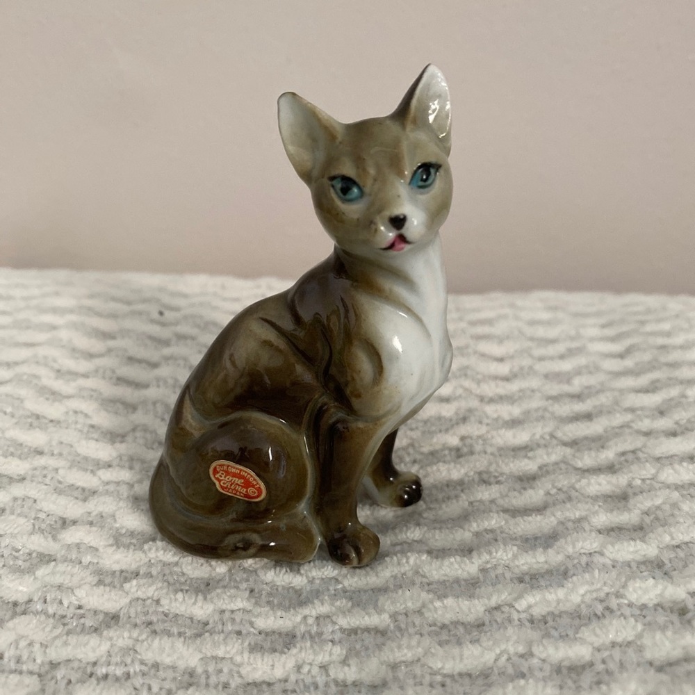 ⚡️SALE Vintage Our Own Import Bone China Cat Figurine Made In Japan
